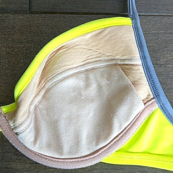 VICTORIA'S SECRET NEON YELLOW BIKINI 34B/M - Picture 8 of 8